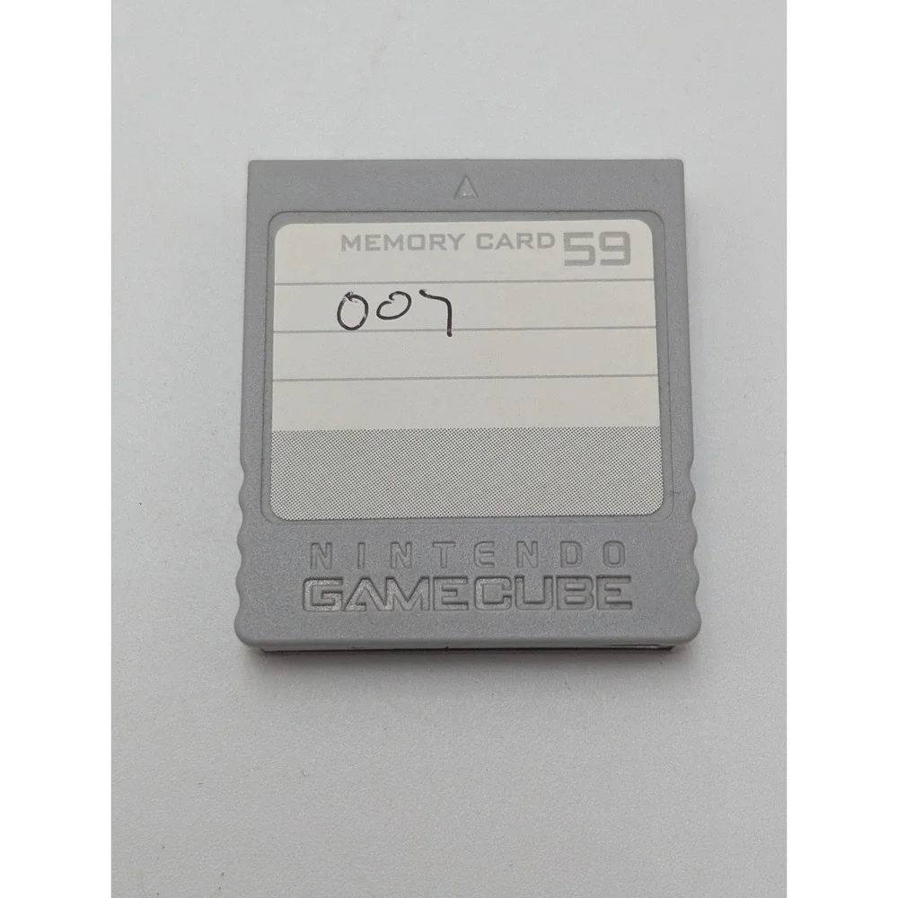 Nintendo GameCube Memory Card DOL-008 Grey OEM Official